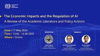 Research Webinar  The Economic Impacts and the Regulation of AI A Review of the Academic Literature