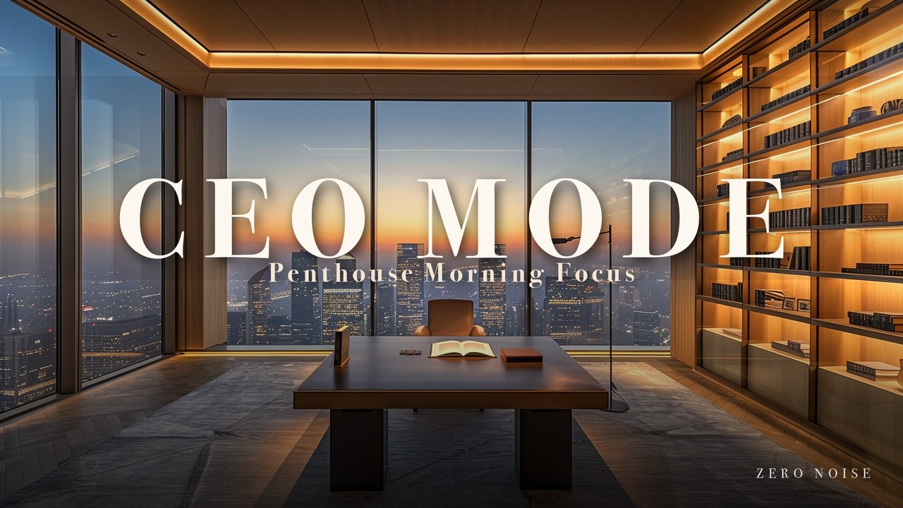 CEO MODE — Penthouse Morning Focus | Deep Focus Music for Founders ...