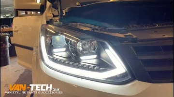 VW Caddy Light Bar Headlights LED DRL Dynamic Indicators