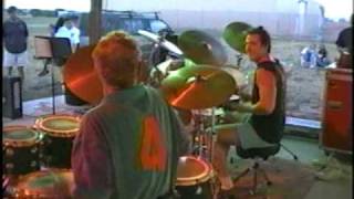 Video thumbnail of "Ginger Baker and his son, Kofi Baker perform a Drum Duet"