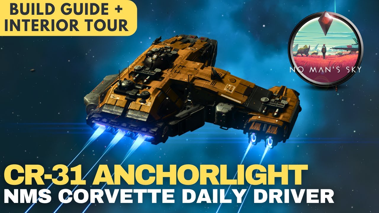 Build A Daily Driver Cargo Ship | No Man's Sky Corvette Build Guide