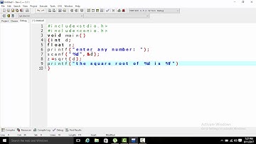 square root in c...