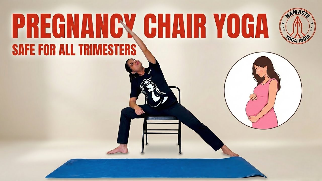 Pregnancy Chair Yoga | Safe & Gentle Yoga for All Trimesters