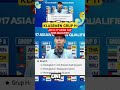 Klasemen Sementara Grup H AFC U-17 Asian Cup 2025 Qualifier