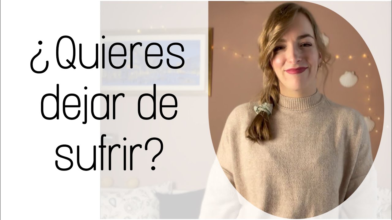 La paradoja de aceptar le sufrimiento para dejar de sufrir - YouTube