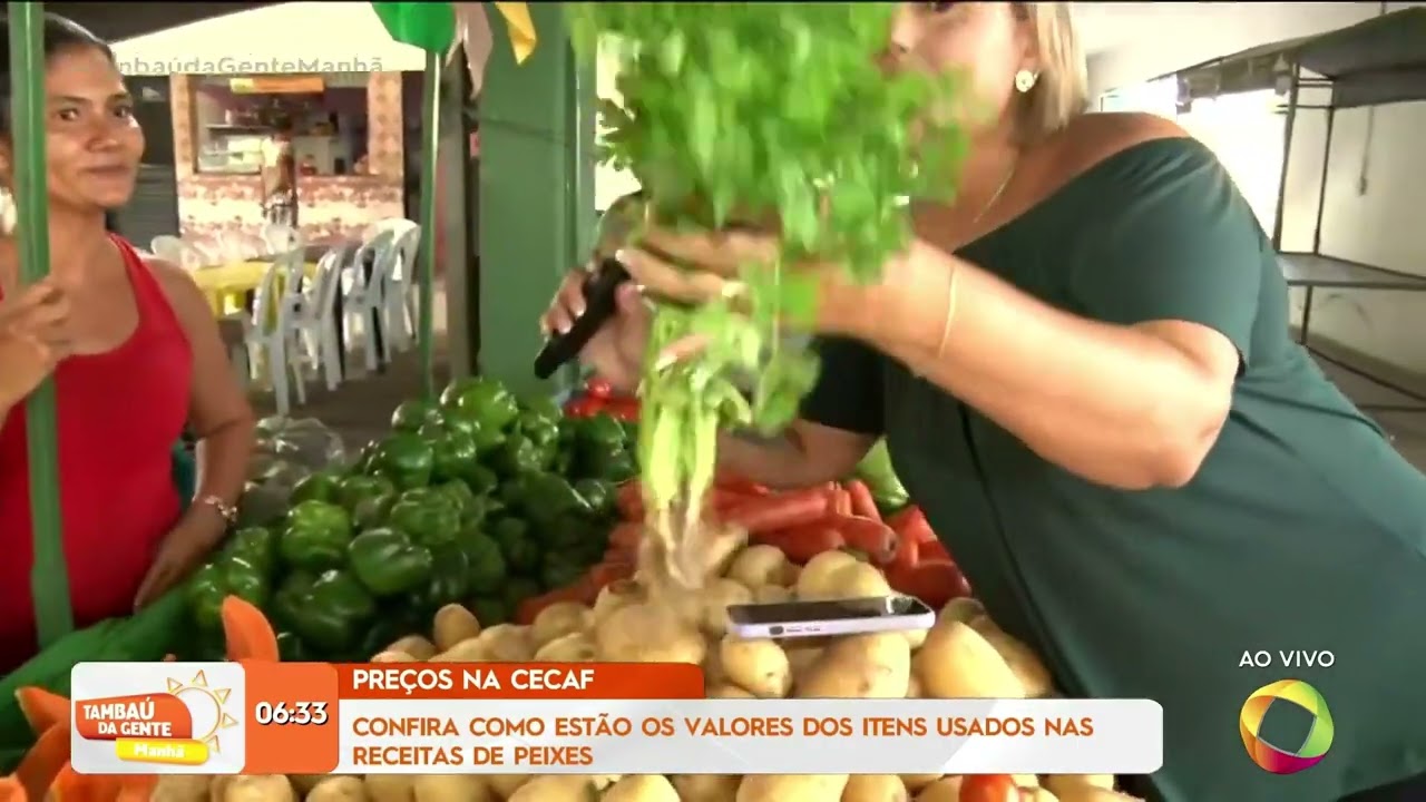 Confira como estação os valores dos itens usados nas receitas de peixes - Tambaú da Gente Manhã