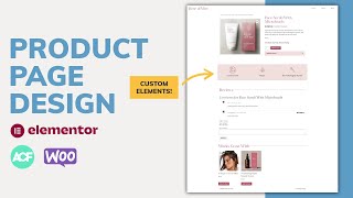 WooCommerce Product Page Design  Elementor & ACF