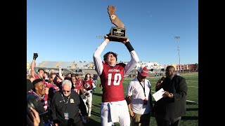 Scripps Ranch quarterback Jax Leatherwood discusses state championship win over Wilcox