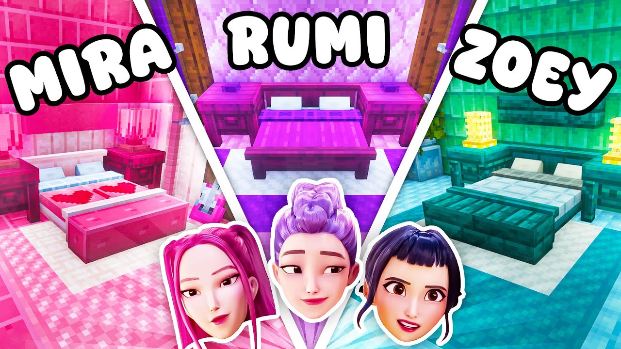 I Built a KPOP DEMON HUNTERS House in Minecraft