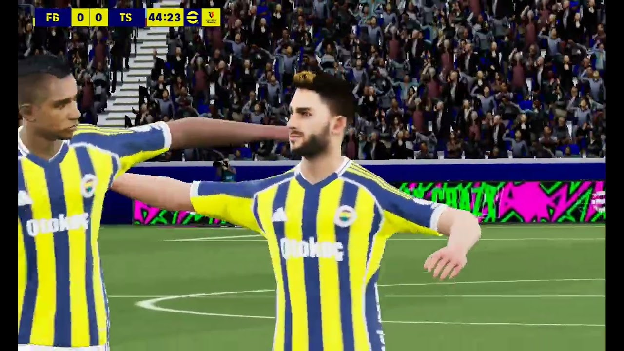 Efutbol da Trabzon spor Fenerbahçe maçını yaptım