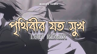 Prithibir Joto Sukh (Lofi Remix) | Mashuq Haque | Habib | Nancy