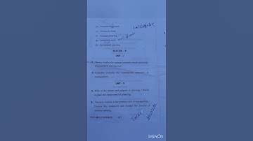 BBA 2nd semester Examination.  2022  Principles of management  (MDU)