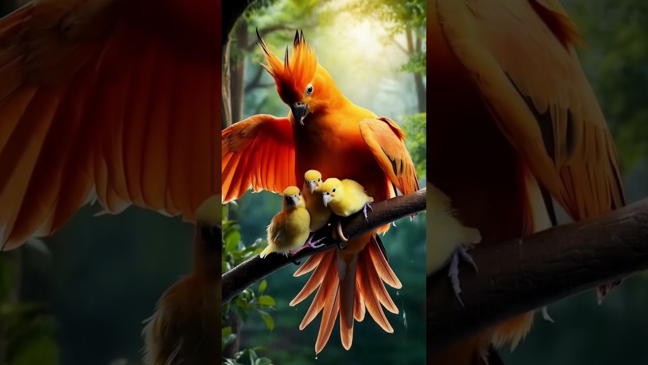 Have You Ever Seen This? A Mother Bird’s Survival Tactics in a Storm. 