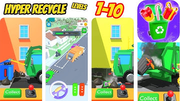 Hyper Recycle Game All levels Gameplay Walkthrough (iOS-Android)