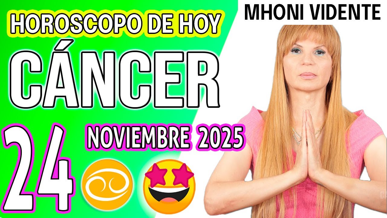 CÁNCER ♋ TE LLEGA UN GOLPE DE SUERTE Y DINERO💲HOROSCOPO De Hoy 24 DE ...