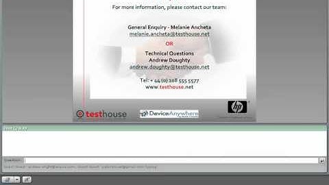 Webcast on Mobile Testing Part 7/7 (Testhouse)