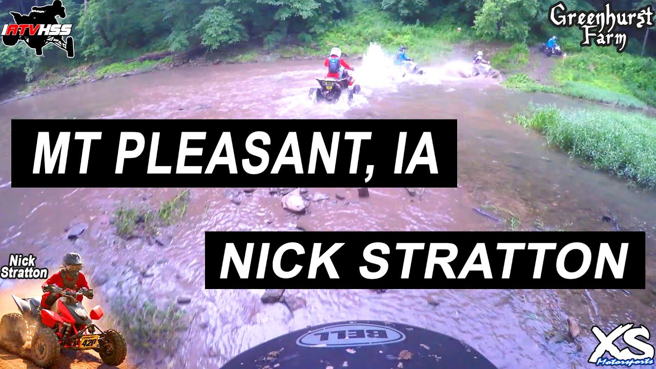 Highlight: ATV XC Racing @ Greenhurst Farm - Nick Stratton - Honda TRX450R GoPro Helmet Cam IATVHSS