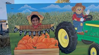 A fun day @ Goebbert’s farm/ Pumpkin patch/ Goebberts farm pingee grove