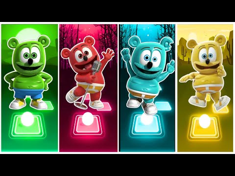 Gummy Bear 🆚 Gummy Bear EXE 🆚 Gummy Bear Song Cover 🎶 Tiles Hop EDM Rush
