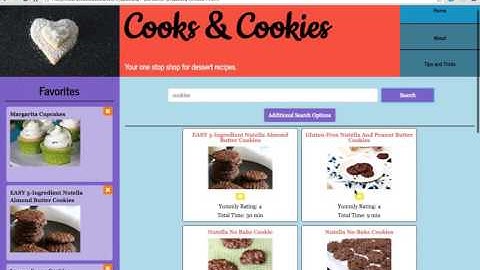 Galvanize Q1 Project: Cooks & Cookies