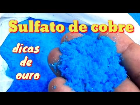 Vídeo: Características Do Uso De Sulfato De Cobre No Jardim