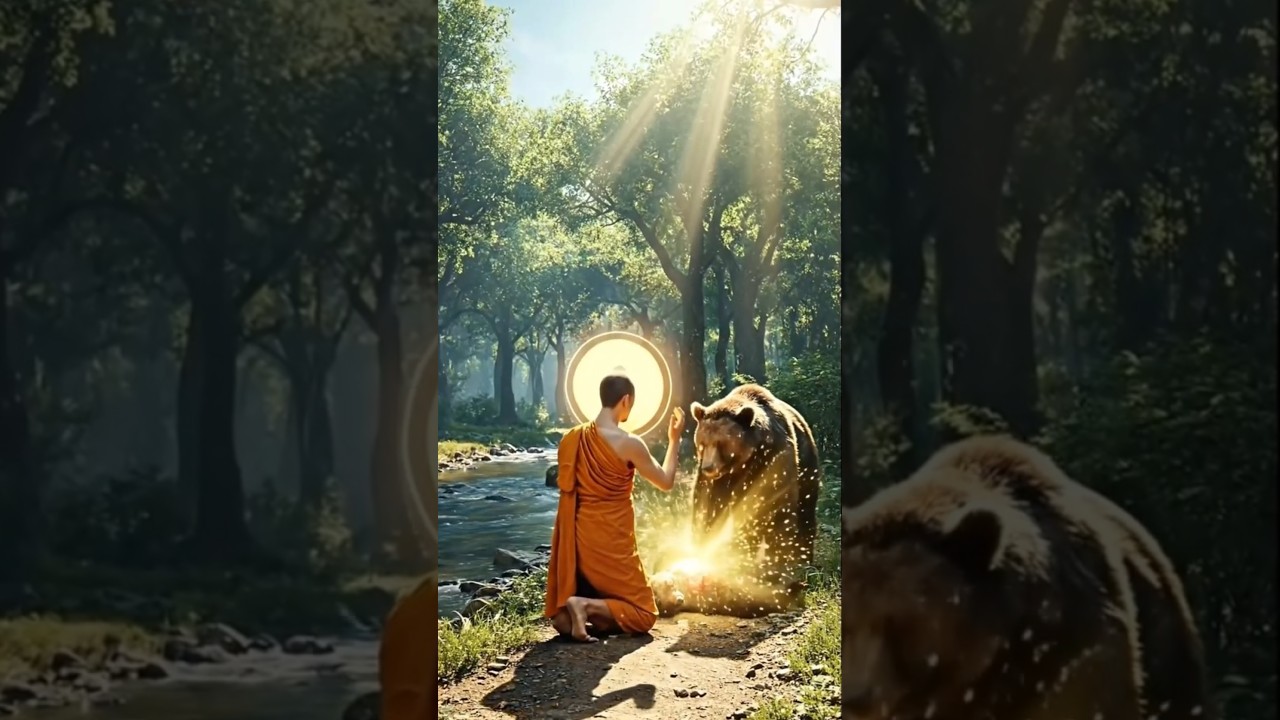 Buddha Heals a Dying Bear Cub 🐻✨ Buddha Guardian 