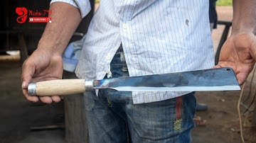 Handmade Billhook with Wooden Handle​
