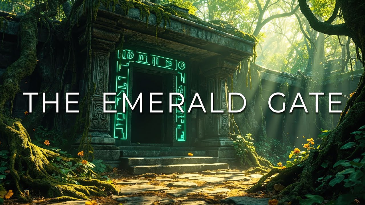 🌿 Temple of the Emerald Gate 🌀 Serene Forest Ambience for Meditation ...