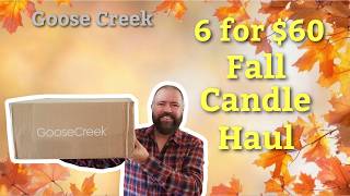Goose Creek  Fall Candle Haul