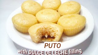 PUTO WITH DULCE DE LECHE FILLING | HOW TO MAKE PUTO WITH FILLING screenshot 4