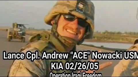 The legacy of Marine Lance Corporal Andrew Ace Now...