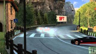 Drifting Jaguar XFR @ Island Run 5 Laps Replay screenshot 1