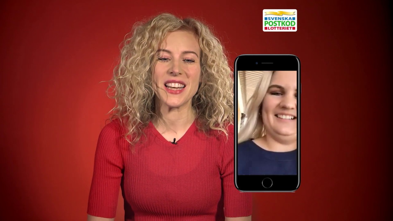 Malin får ett uppiggande samtal av Sandra - Postkodlotteriet
