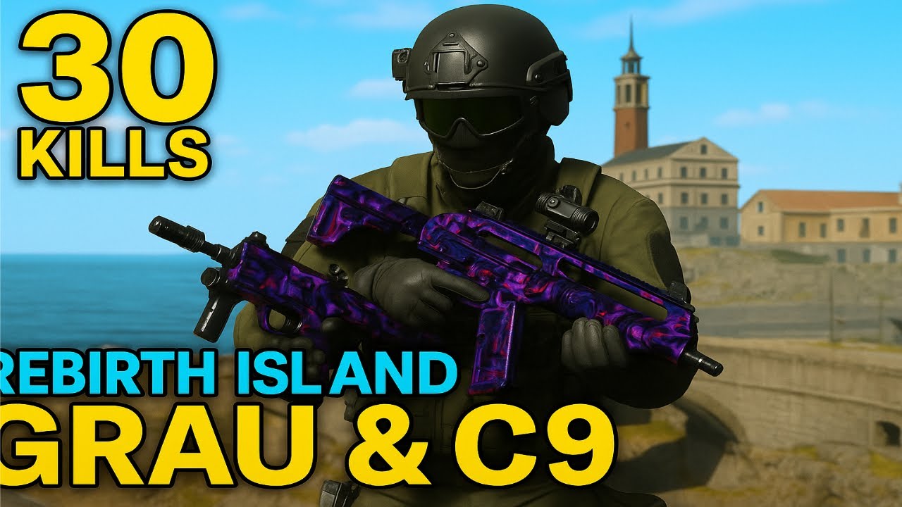 Rebirth Island Throwback | Grau & C9 Loadout Gameplay – 30 Kill Match Breakdown