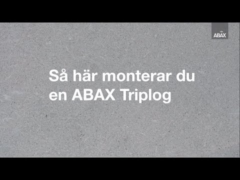 Såhär monterar du ABAX Triplog