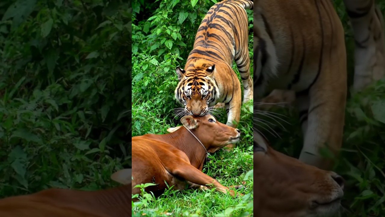 Tiger attack Cow 