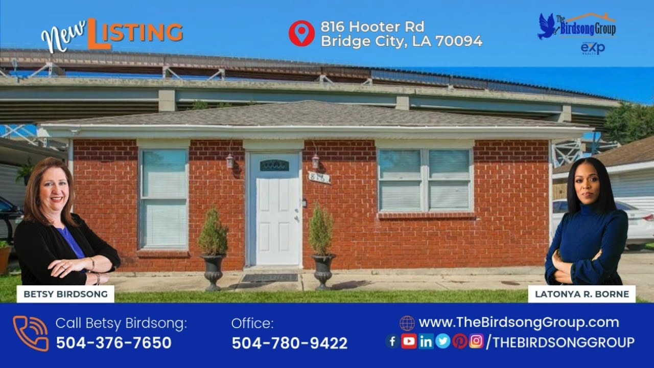 🏡 New Listing Alert! 816 Hooter Rd, Bridge City, LA 70094 🌟