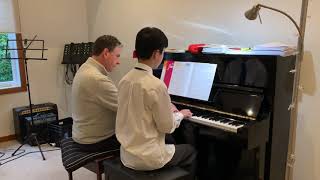 Piano lesson 20190906-3