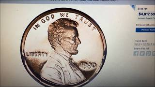 1990 NO S PENNY SELLS FOR $4817!! HOW TO FIND THEM WHAT TO LOOK FOR