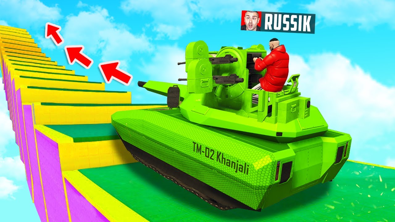 PANZER schafft die TREPPE in GTA 5?