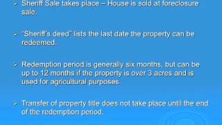Updated Foreclosure TImeline in Michigan in English