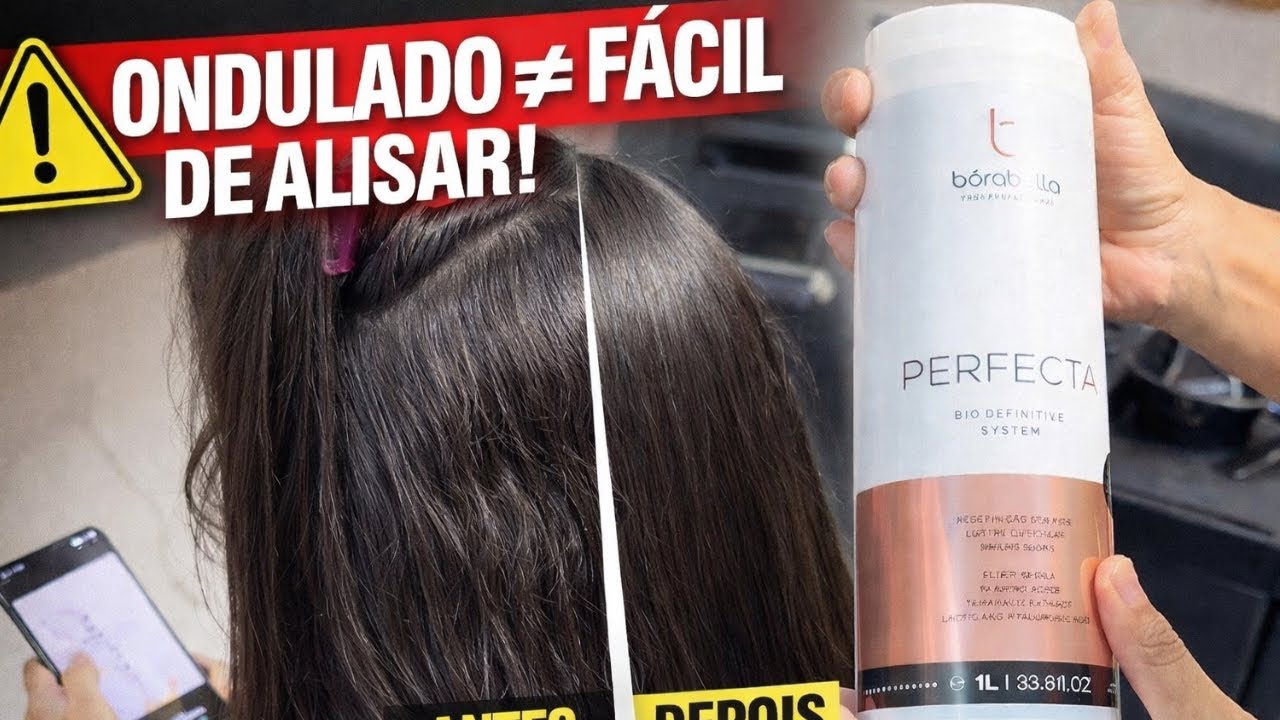 CABELO ONDULADO ENGANA MUITOS PROFISSIONAIS | Progressiva Perfecta Borabella