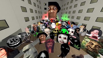 Too Much All Nextbots Chasing in Liminal Hotel Gmod EP 6