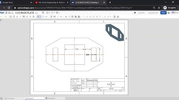 Onshape: Fig. 4-52 base plate, add dimensions
