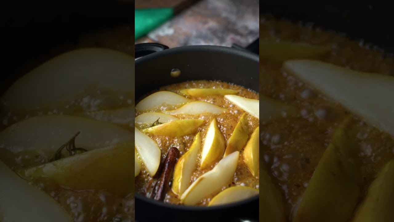 Reteta papanași cu pere caramelizate