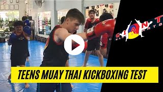 Teens Kickboxing Grading Test