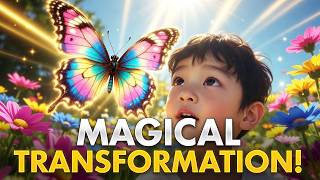 The Magical Butterfly Story 🌸 | Inspiring Kids| From Caterpillar to Butterfly! 🐛✨ Kids Moral Story | Update