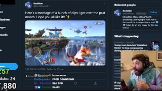 Hungrybox watches my Twitter Smash Ultimate Montage