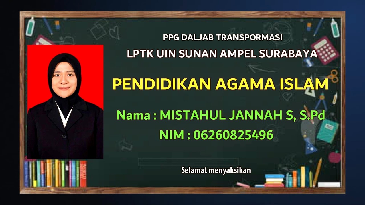 Video UKIN PPG Kemenag Tahun 2026 (Mistahul Jannah S)