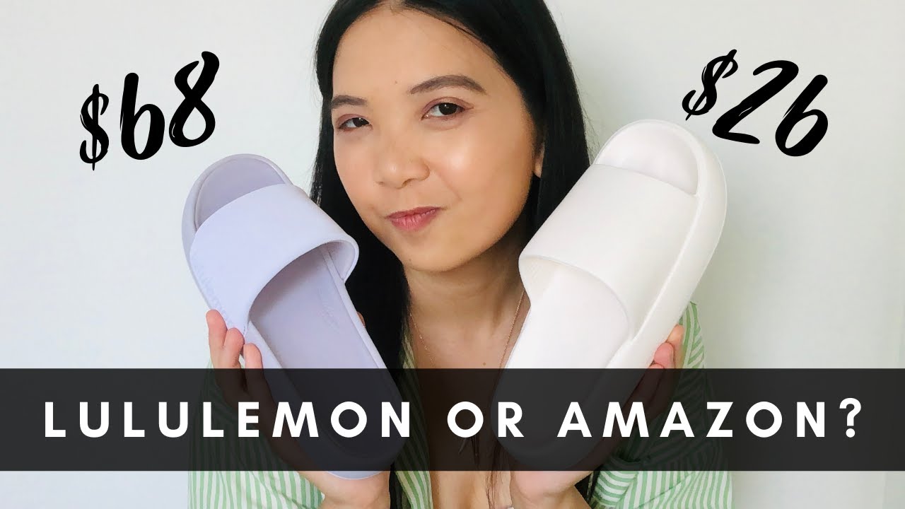 Comfortable Slides, Lululemon or Amazon?